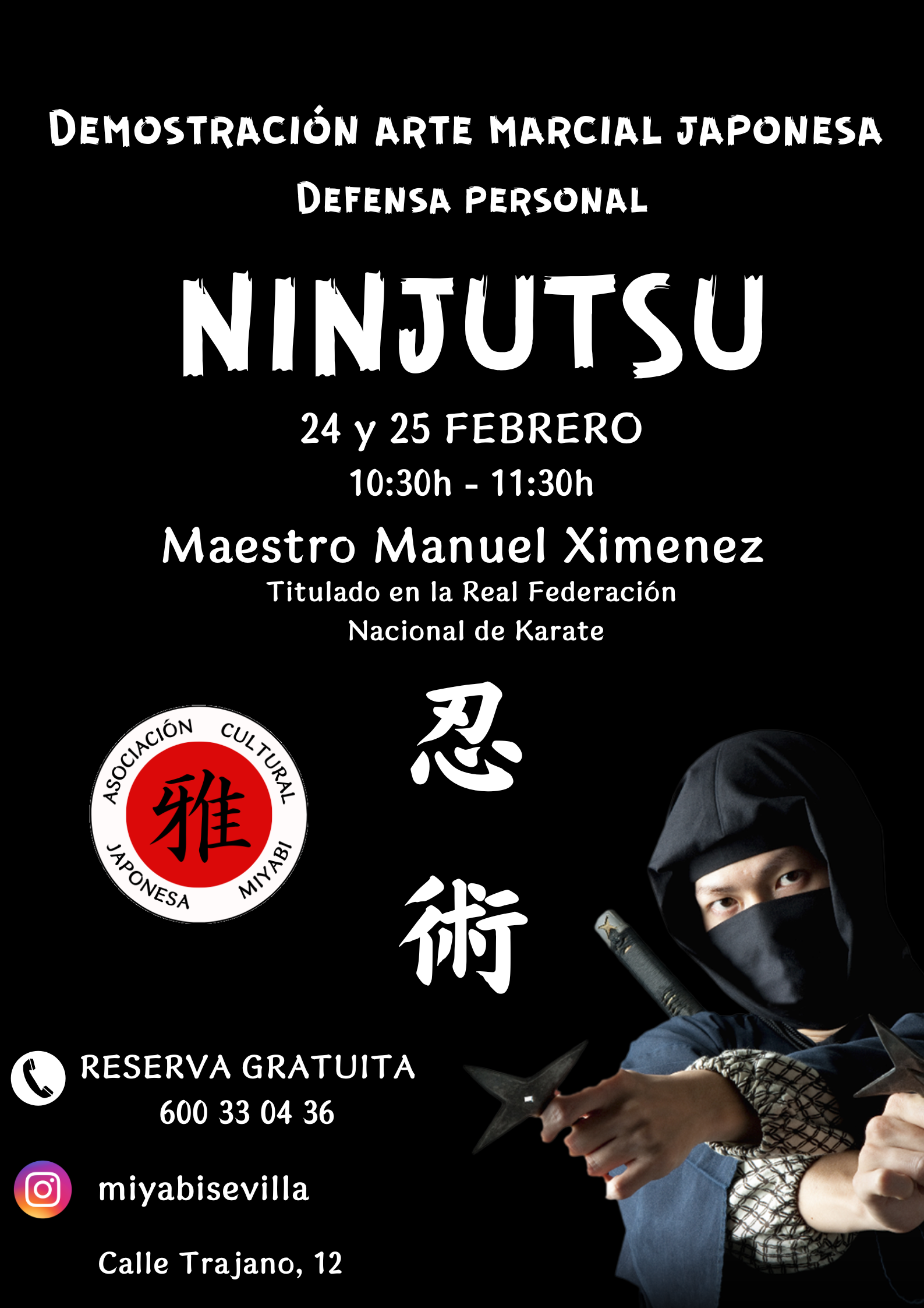 Demostración Ninjutsu – 24 y 25 Febrero 2023