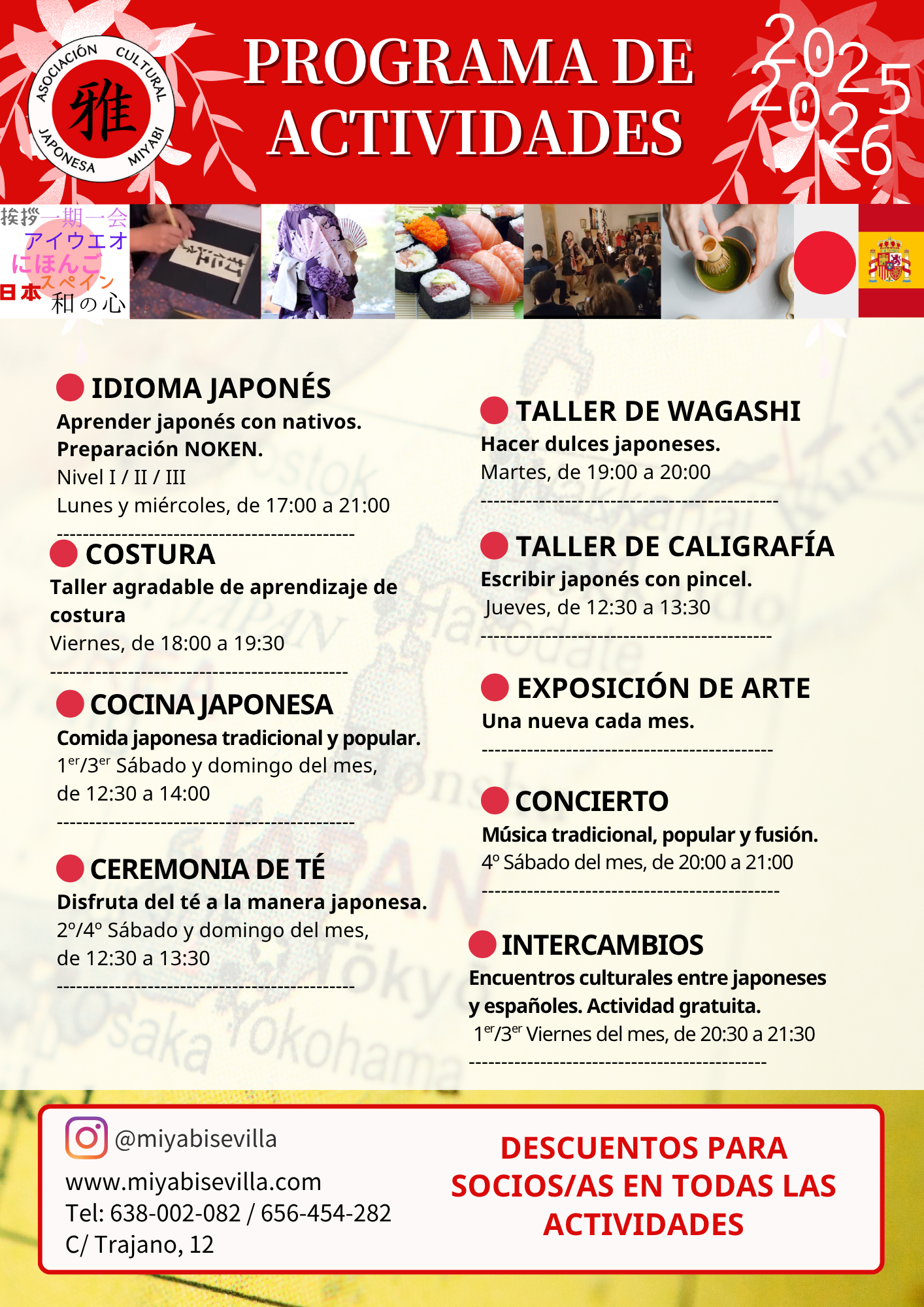 Horario de actividades 2025-2026