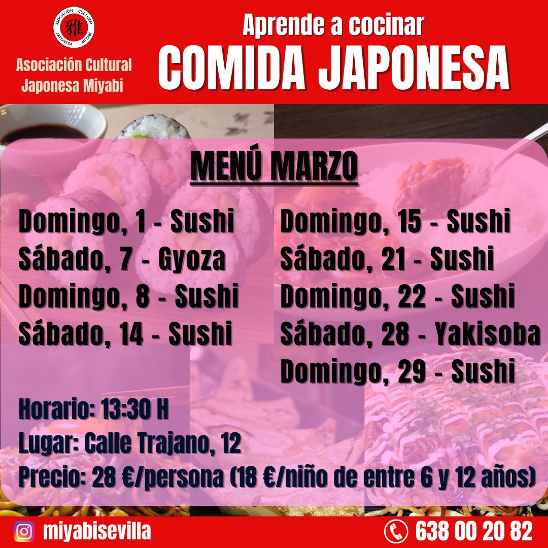 Taller de cocina de marzo