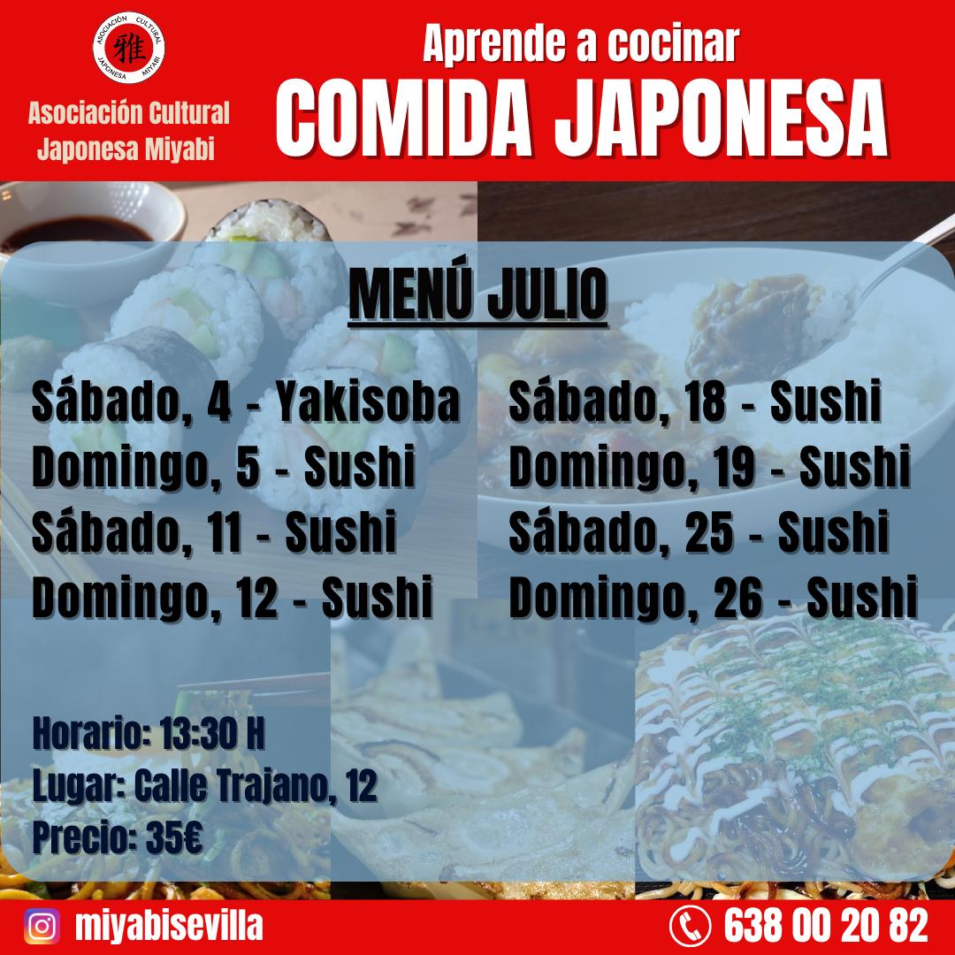 Taller de cocina: Julio 2026