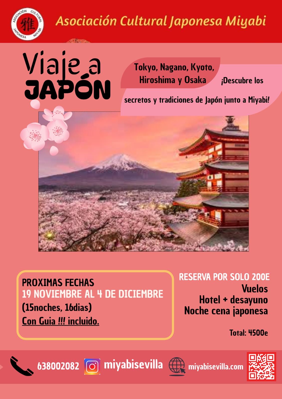 Viaje a Japón 2026