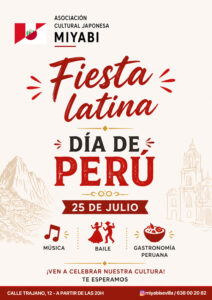 Fiesta latina en Miyabi Sevilla: Día de Perú. 25 de Julio.