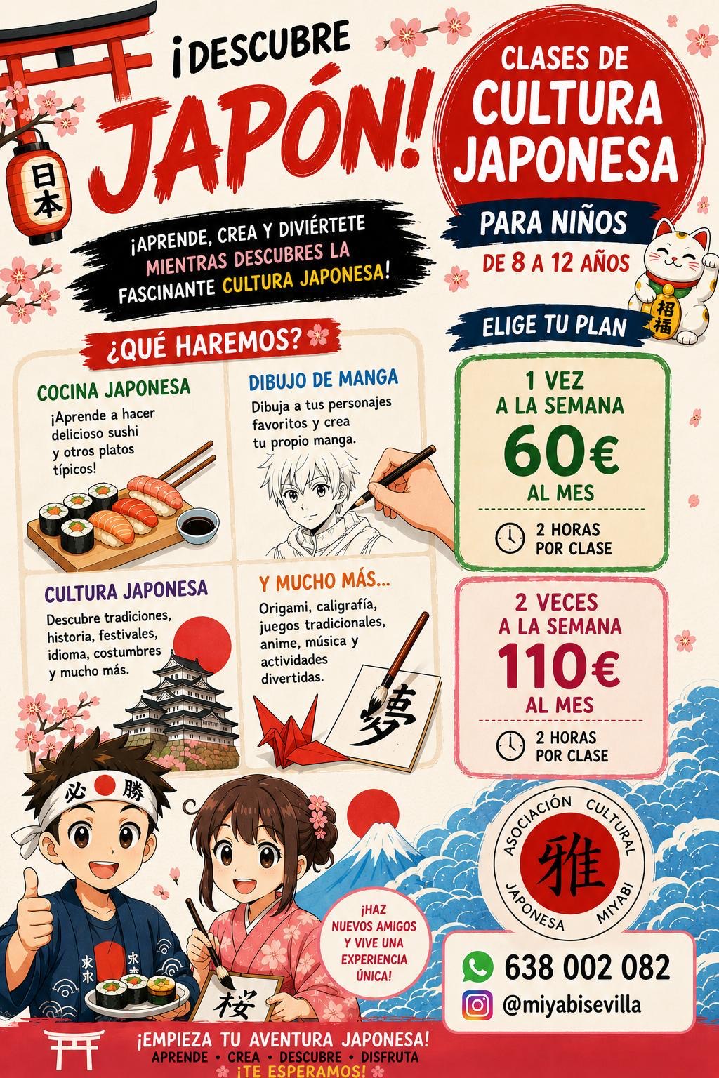 Clases de cultura japonesa para niños