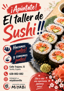 Taller de sushi en Miyabi