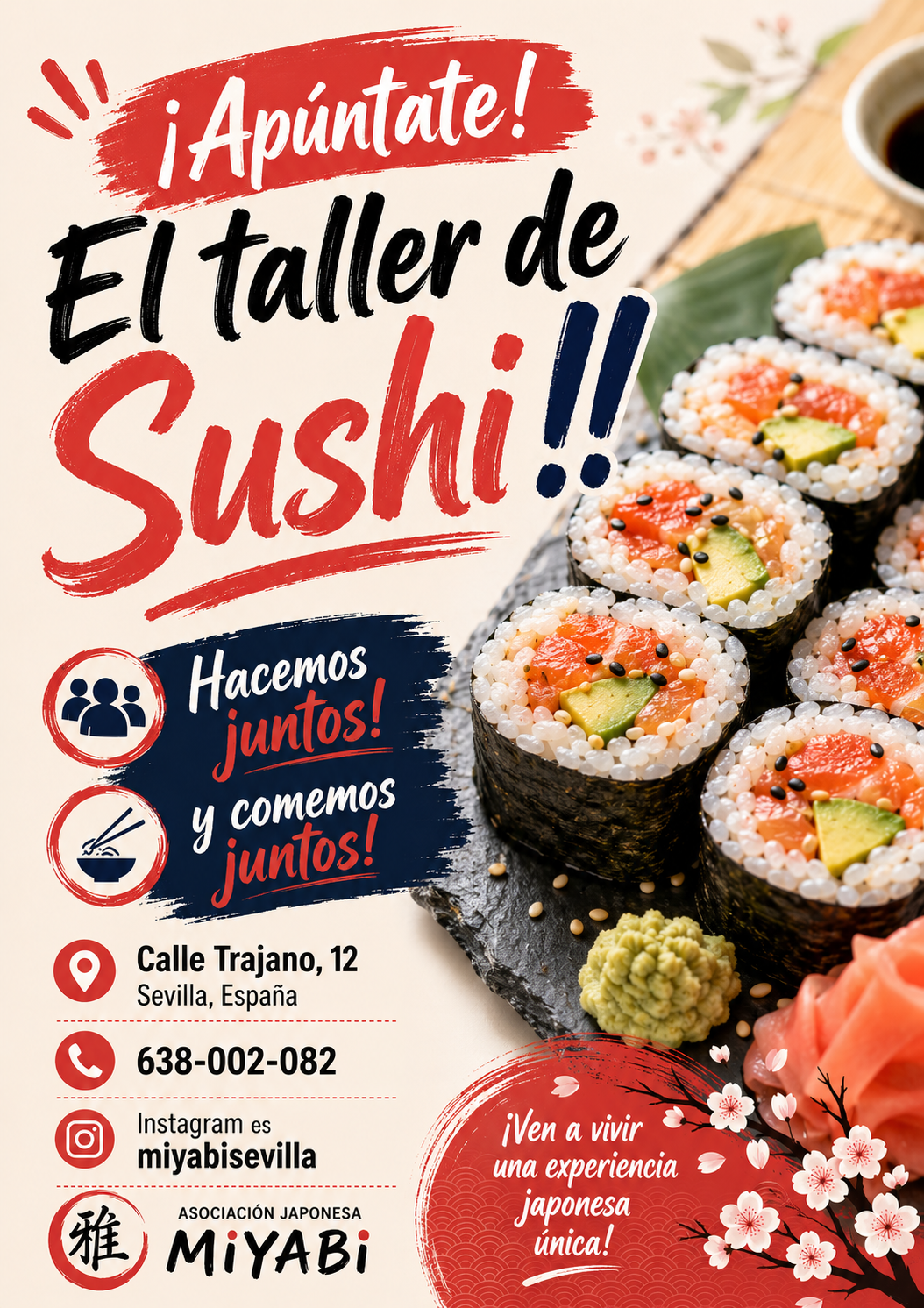 Taller de Sushi: la experiencia perfecta para compartir