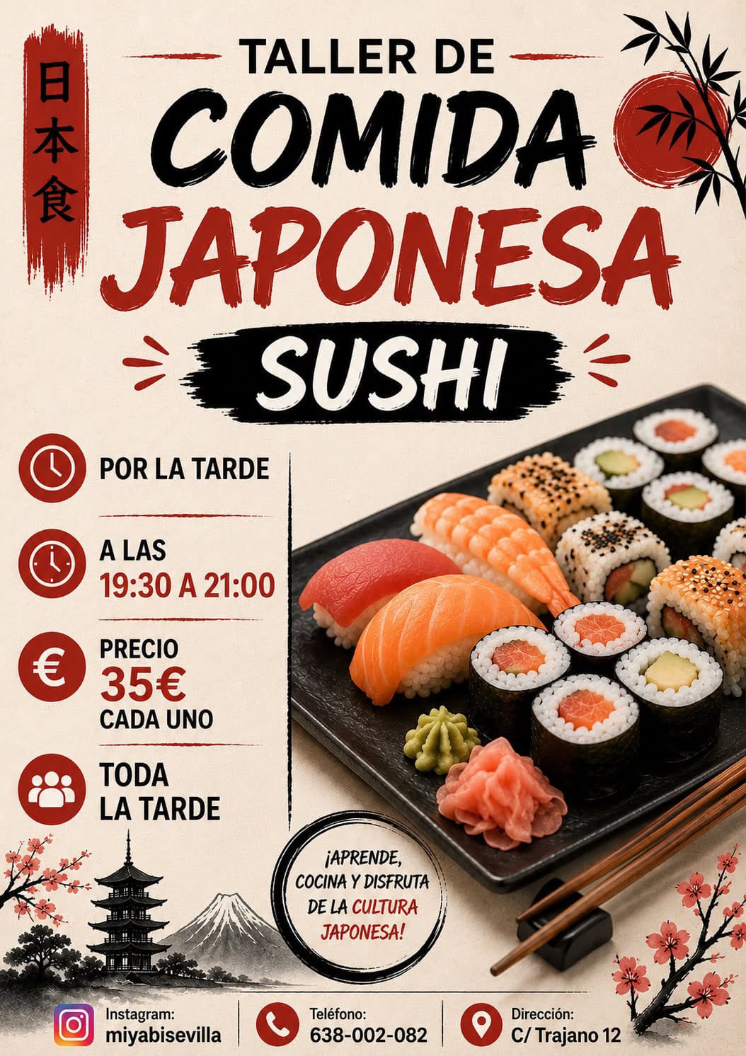Verano del Sushi: Talleres de Cocina Japonesa